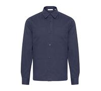 CASUAL FRIDAY Men's Anton Cotton Twill Overshirt Shirt, 194013_Dark Navy, 3XL