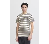 Casual Friday Mens Leon Stripped Frotte T-Shirt - Cloud Dancer