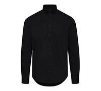 CASUAL FRIDAY Men's Slim Fit Formal Shirt Black Schwarz (50003 Black) Medium