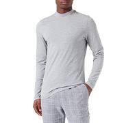 CASUAL FRIDAY Men's Theo LS Turtle Neck T-Shirt, 50813/Light Grey Melange, S