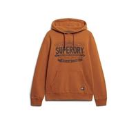 Casual hoodie Superdry Heritage Brand Marron S