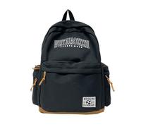 Casual Japanese Styles Simple Backpack for School Work Travel Letters Print Shoulder Bag with Spacious Compartments High School Knapsack