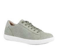Casual Lace Up Platform Trainers - Khaki Size 8
