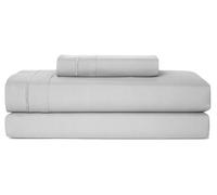 CASUAL LIVING 32620 Twin XL Size Hotel Style Premium Silky Soft Luxury Cooling Technology Machine Washable Quick Dry Anti-Wrinkle Bedding 3-Piece Sheets and Pillowcases Set, Twin XL, Grey