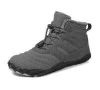 Casual Men's Shoes, Comfortable, Trendy Trainers for Men, Reinforced and Non-Slip, Breathable Snow Boots with Plush Lining for Mountains and Rocks, Jogging, Elegant Walking Shoes, Trekking Shoes, gray