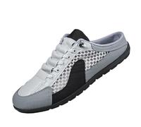 Casual Mule Open Back Sneakers,Men's Slip On Mule Sneakers,Mens Backless Sports Shoes,Breathable,Mesh Upper,Fashionable,Appearance,Suitable for Daily Outing Black