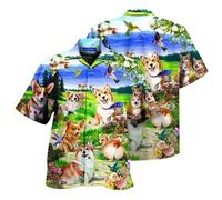 Casual Novelty Dart Hawaiian Shirt 3D Printed Dartboard Button Down Shirt for Women Men Darts Team Shirt