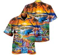 Casual Novelty Dart Hawaiian Shirt 3D Printed Dartboard Button Down Shirt for Women Men Darts Team Shirt