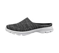 Casual Open Back Sneakers Mens,Lightweight Breathable Mesh Backless Sneakers,Soft Backless Trainers Mens,Non Slip,Cushioning,for Daily Outing,Shopping,Work Gray
