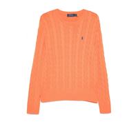 Casual Orange Cotton Long Sleeve Pullover - male - Polo Ralph Lauren - Round-neck Knitwear - Orange - L - Knitwear L