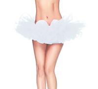 Casual Petticoat A-Line Tulle Skirt High Waist Tulle Tutu Midi Skirt Pleated Women'S Candy Color Multicolor Skirt Support Half Body Puff Petticoat Colorful Small Short Skirt TUTU Backless (White, A)