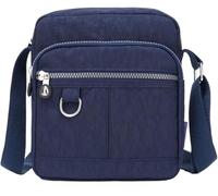 Casual Purse Nylon Small Handbag Multi Pocket Crossbody Bag Adjustable Shoulder Strap Shoulder Bag for Women(Dark Blue)