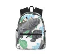 Casual Rabbits Manatees Backpack For Men And Women Lightweight Travel