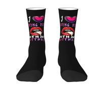 Casual Running Socks, I Love Sucking Dicks With My Butthole, Men’s Sock Comfortable Athletic Socks for Yoga Trekking 40cm