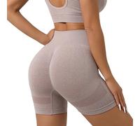 Casual Seamless Three Minute Yoga Shorts Lift Hip Fitness High Waist Body Shaping High Elastic Sports Yoga Pants