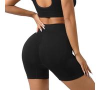 Casual Seamless Three Minute Yoga Shorts Lift Hip Fitness High Waist Body Shaping High Elastic Sports Yoga Pants