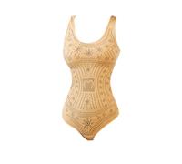 Casual Shapewear for Women 2024 Fashion Bodysuit Strapless Shortie Bodysuit For Women Shapewear Seamless Body Shaper With Removable Straps Womens Fitted (Yellow, XXXXXL)