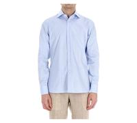 Casual Shirts - male - Borriello Napoli - Casual Shirts - Blue - L - Shirts L