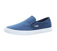 Casual Shoes Men Slip On Sneakers Lightweight Barefoot Feel Outdoor Walking Trainers Gym Athletic Fitness Trainers Comfort Breathable Flat Shoes Low-Top Chunky Sneakers Hiking Business Jogging Blue
