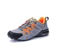 Casual Shoes Men's Comfortable Airy, Breathable Mountain Shoes for Men, Sporty Shoes, Low-Cut Ventilated Trainers for Gymnastics, Non-Slip Trekking Shoes, Jogging Shoes for Mountains, Outdoor, orange