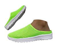 Casual Shoes Men's Slippers Unisex Lazy Slip Casual and Comfortable Slippers for Men and Women Orthopaedic Shoes Men, Green, 9.5 UK