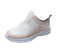 Casual Shoes Women's Mesh Hollow Senior Shoes Lightweight Flat Health Shoes Comfortable Fabric Shoes Wide Feet Dance Shoes Non-Slip Walking Shoes Breathable Soft Women's Shoes, pink, 5 UK