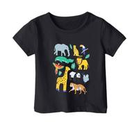 Casual Short Sleeve T Shirts for Boys Kids 2025 Western Athletic Summer Loose Fit Tops Trendy Graphic Tees Shirts Cute Cartoon Beach Tshirt Tee Shirts for Kids Boys Black