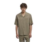 Urban Classics Relaxed Seersucker Short Sleeve Shirt Green 3XL Men