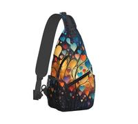 Casual Shoulder Bag Love Under The Night Sky Shoulder Pack Anti Theft Gym Daypack For Business, Running, Cycling