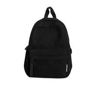 Casual Shoulder Corduroy Backpack Student Fashion Bag Women's Bag Shoulder Bag Backpacks for Teens Girls Trendy (Black, One Size)