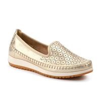Casual Slip-On Shoes - Gold Size 7