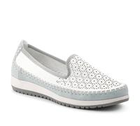 Casual Slip-On Shoes - White Size 8