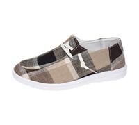 Casual Sneakers Canvas for Women Lace Up Walking Shoes Slip On Platform Flat Comfortable Canvas Shoes Lightweight Ladies Shoes Wide Fit Flat Soft Soled Comfortable Shoes White