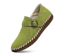 Casual Sole Shoes with Gusset Stitching for Everyday Comfort and Modern Style, Green, 8 UK