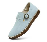 Casual Sole Shoes with Gusset Stitching for Everyday Comfort and Modern Style, lightblue, 8 UK