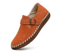 Casual Sole Shoes with Gusset Stitching for Everyday Comfort and Modern Style, orange, 8 UK