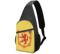 Casual Strap Daypack Royal Arms Of_ Kingdom Of Scotland Chest Crossbody Outdoor Chest Bag For Camping, Cycling, Running