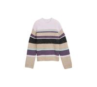 Casual Striped Jumper for Women Tom Tailor Denim Violet M