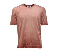 Casual Striped Knit Top- male- Alpha Studio- T-Shirts- Pink- L- Tops L