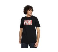 Casual T-Shirt for Men- male- Diesel- T-Shirts- Black- M- Tops M