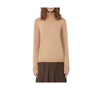 Casual T-shirt for the Weekend- female- Weekend Max Mara- Turtlenecks- Brown- M- Knitwear M
