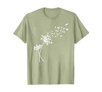 Casual T Shirt for Women Girl 2024 Fashion Top Women's Cute Round Neck Sunflower Wildflower Flower Lovers Graphic Casual Printed Tee Tops Shirt Shirts for Women (Mint Green, M)