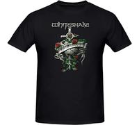 Casual T-Shirt Whitesnake Restless Heart David Coverdale Top Style Black XL