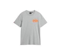 Casual T-shirt with embroidered logo Superdry Vintage Gris 2XL