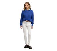Casual twisted knit jumper for women Superdry Bleu XL
