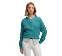 Casual twisted knit jumper for women Superdry Vert XS