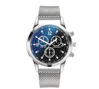 Casual Watch Watch Bracele Stainless Steel Quartz Watches Luxury Dial Men's Watch Amazing Smart Watch (A, One Size)