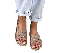 Casual Wedge Clip Toe Sandals, Breathable Platform Sole Ladies Casual Soft Big Toe Foot Correction Sandal, for Orthopedic Bunion Corrector Summer Sandals (Color : Grey, Size : 8 UK)