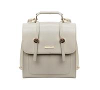 Casual Women PU Leather Solid Small Backpack for School and Travel with Adjustable Straps Crossbody Shoulder Bag Handbag