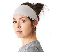 Casualbox | Sports Headband Yoga Hairband Sweat Wicking Moisture Absorbing Light Grey